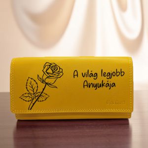 Gina Monti gravírozott női pénztárca Anyák napjára