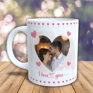 2 Fényképes I love You bögre